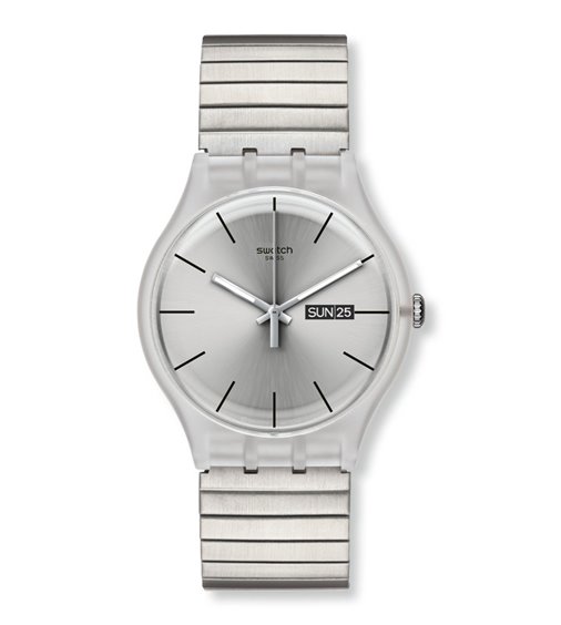 Reloj swatch blanco hombre new arrivals